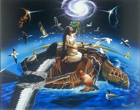 Skywoman: A Story Before Time | Creation story, Native american art, Native art