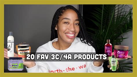 20 Favorite 3c/4a Natural hair products #withme - YouTube