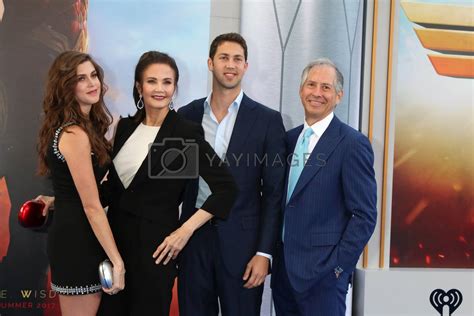 Jessica Altman, Lynda Carter, James Altman, Robert A Altman at the "Wonder Woman" Premiere ...