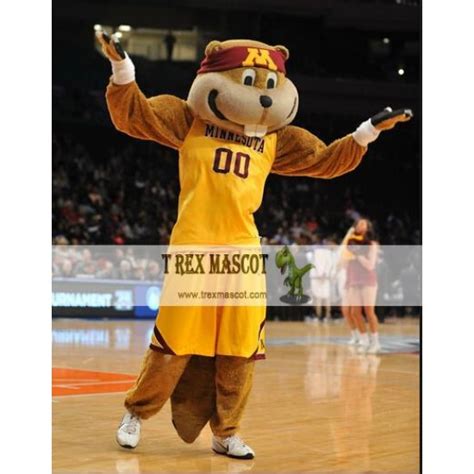 Goldy The Gopher Mascot Costume Celebration Carnival Outfit