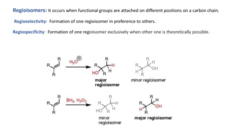 SOLUTION: Regioisomers, Stereoisomers - Studypool