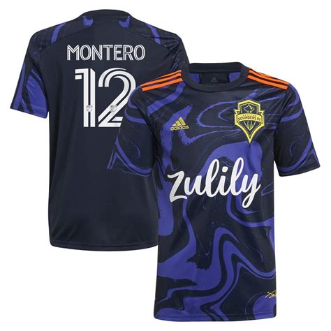 Youth Seattle Sounders FC Fredy Montero adidas Purple 2021 The Jimi ...