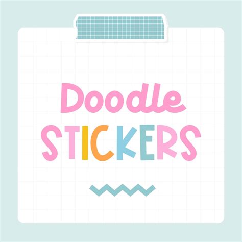 Clearance Doodle Stickers – PrettyCutePlanner