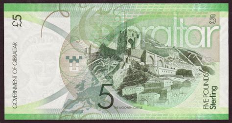 Gibraltar 5 Pounds banknote 2011 Queen Elizabeth II|World Banknotes & Coins Pictures | Old Money ...