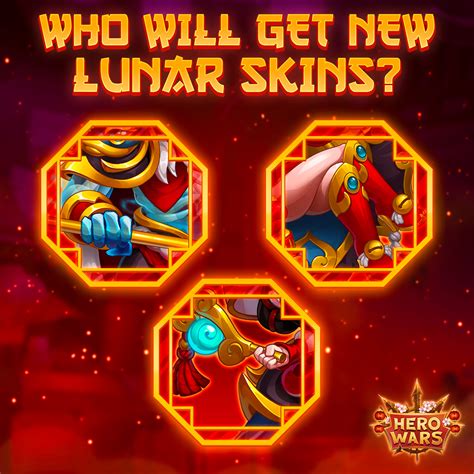 Hero Wars Mobile on Twitter: "Three Heroes will get new Lunar Skins soon! But for now, we can ...