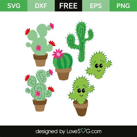 Cactus Design - Lovesvg.com