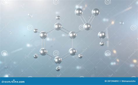 Benzenesulfonic Acid Molecular Structure, 3d Model Molecule ...