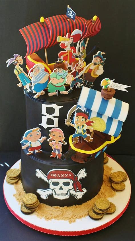 Jake and the Neverland pirates cake - Decorated Cake by - CakesDecor