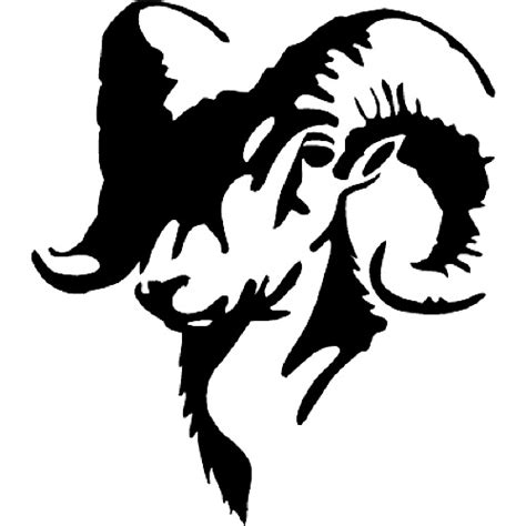 Free Ram Head Silhouette, Download Free Ram Head Silhouette png images ...