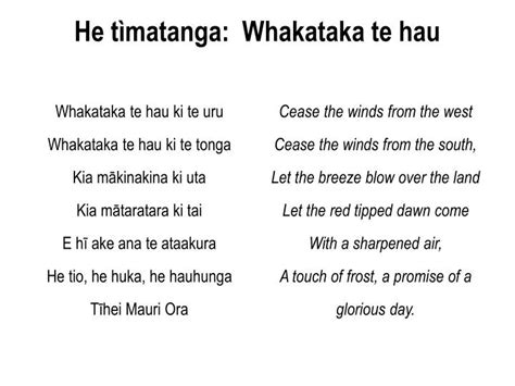 PPT - He tìmatanga: Whakataka te hau PowerPoint Presentation - ID:3164649