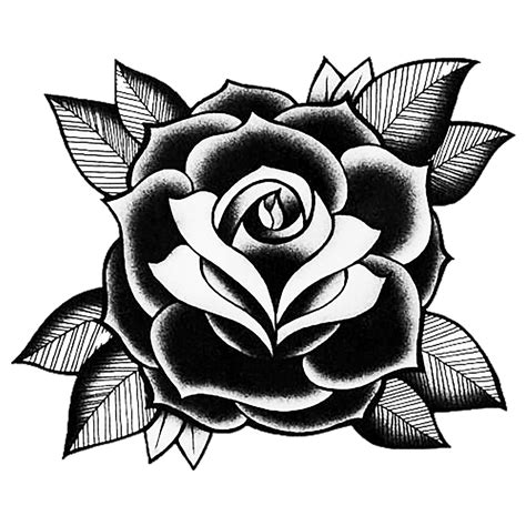 Rose Tattoo Design Outline at Tattoo