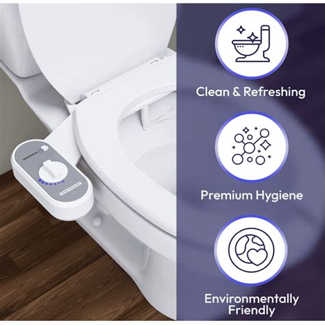 Bidet Sprayer For Toilet Seat Attachment Beday Water Spray Non-Electric ...