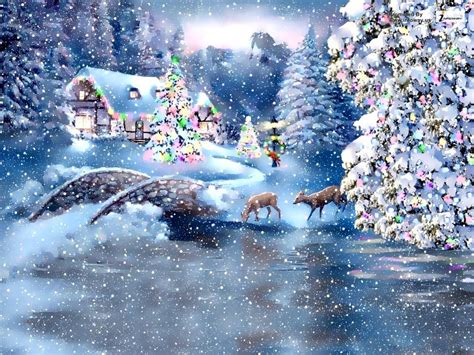 Update more than 81 beautiful christmas scenes wallpaper best ...