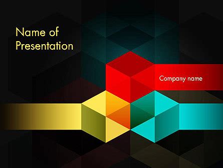 Abstract Geometric Shapes Presentation Template for PowerPoint and ...