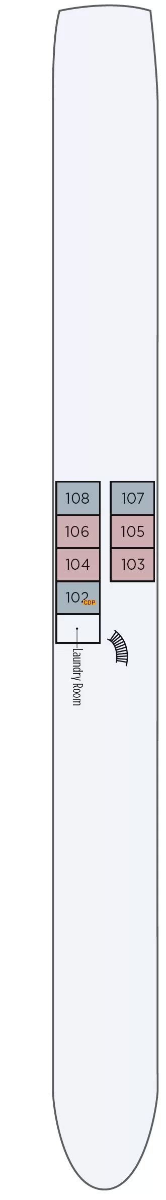 River Queen Deck 1 deck 1 plan | Cruisedeckplans.com