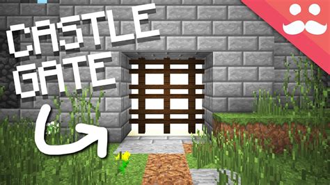 How to make a Castle Gate in Minecraft!! - YouTube