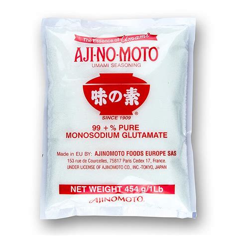 Monosodium Glutamate / Sodium Glutamate, E621 - Aji no Moto, 453 g, bag