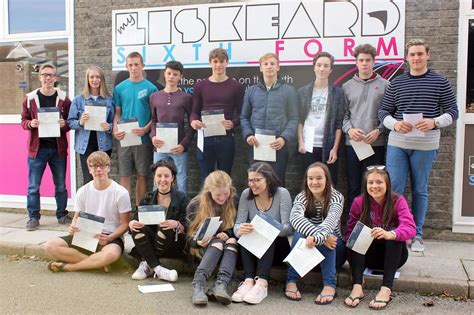 Proud Liskeard School pupils collected their GCSE results - Cornwall Live