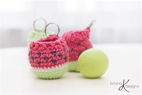 EOS Lip Balm Holder - Crochet - Briana K Designs