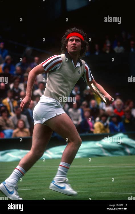 John McEnroe at Wimbledon, 1980 Stock Photo - Alamy