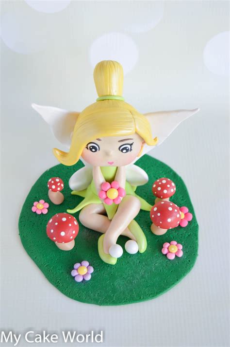 Tinker Bell Cake Topper, Fairy Cake Topper, Tinkerbell Cake, Tinkerbell ...