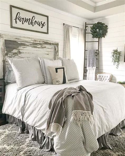 The Top 76 Farmhouse Bedroom Ideas - Interior Home and Design