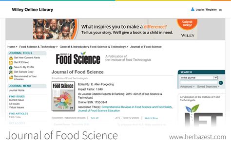 Journal of Food Science | HerbaZest