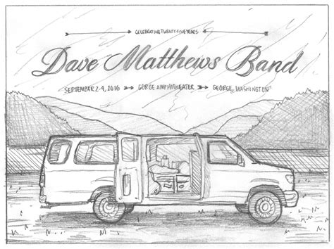 Dave Matthews Band Gorge Poster — DKNG