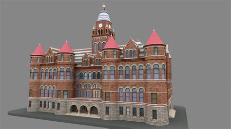 3D Dallas County Courthouse 3d Model - TurboSquid 1929169