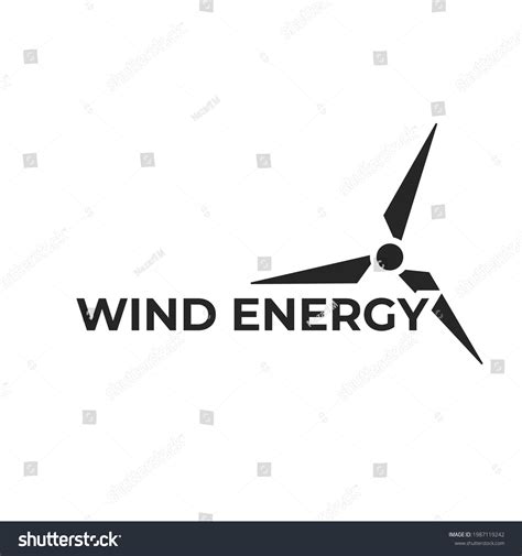 Wind Energy Logo Icon Eco Friendly Stock Vector (Royalty Free) 1987119242 | Shutterstock