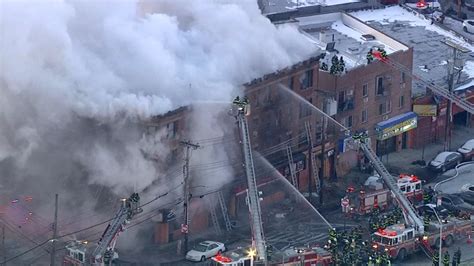 12 injured in 6-alarm Bronx building fire - ABC7 Los Angeles