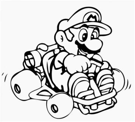 coloriage voiture mario kart imprimer – 123Dessins | Source #1 des ...