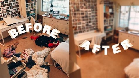 cleaning my messy room :P *room transformation* - YouTube