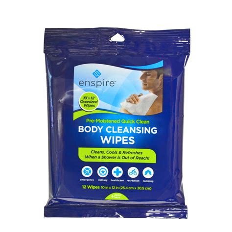 Norazza 10 in. x 12 in. Disposable Body Wipes (12-Count)-E1012QC - The Home Depot