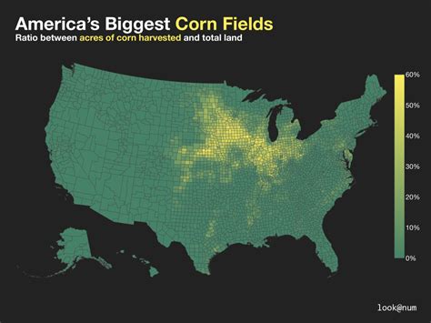 Corn Belt States - Vivid Maps | Human geography, Information ...