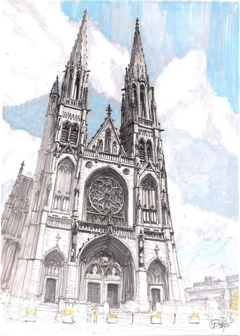 Gothic cathedral by Gopalik on DeviantArt | Architecture drawing art ...