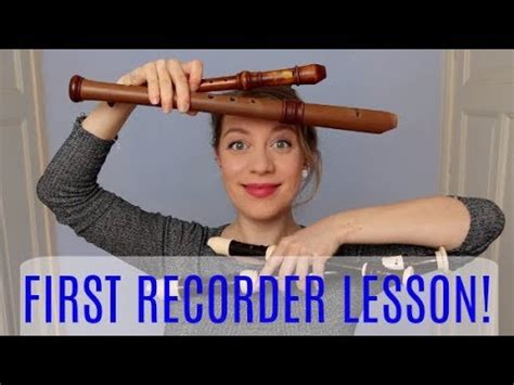 Your first RECORDER LESSON! | Team Recorder BASICS - YouTube