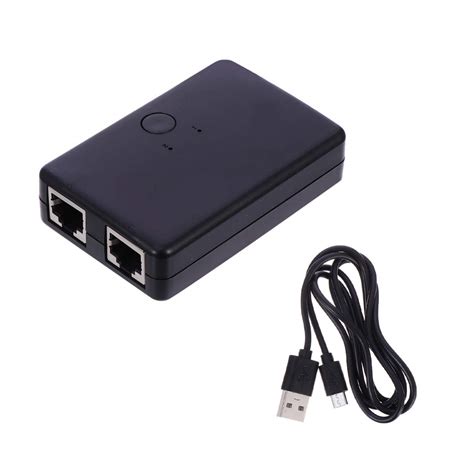 Buy SOLUSTRE Mini 2 Port Gigabit Ethernet Switch Desktop Ethernet Splitter Unshielded Network ...