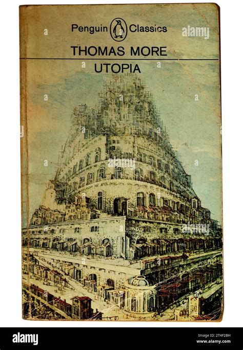 Utopia by Thomas More. Book cover on white background Stock Photo - Alamy