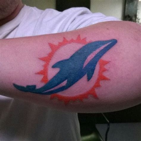 Miami Dolphins logo tattoo | Dolphins tattoo, Tattoos, Tattoo 2015