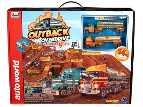 Buy Outback Overdrive Truckers 14' Slot Car Set w/DDA Markings & Australian Power Plug Online ...