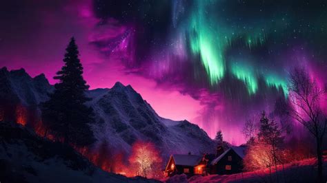 Northern Lights Aurora Borealis 4K #7011l Wallpaper iPhone Phone