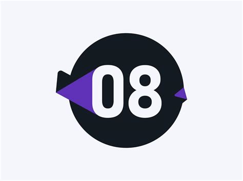 8 Number logo icon design vector image. Number logo icon design vector image 19927758 Vector Art ...