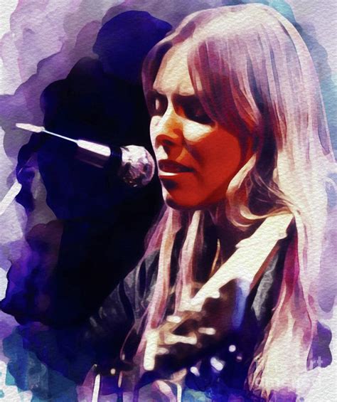 Joni Mitchell, Music Legend Painting by Esoterica Art Agency - Pixels