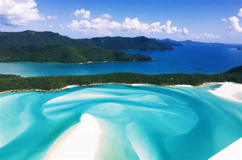 Download Queensland Australia Whitehaven Beach Sand Sea Ocean Nature Beach HD Wallpaper