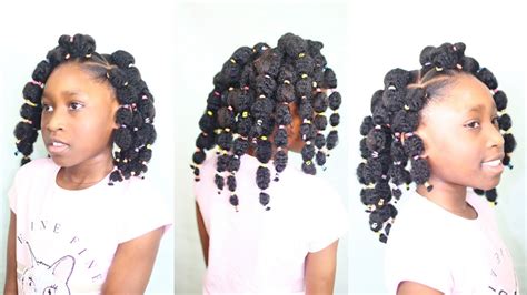 I TRIED THIS PINTEREST PUFF BALLS ON NATURAL HAIR WITH ADDED HAIR - YouTube