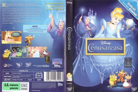 Cinderella (1950) RO DVD Cover - DVDcover.Com