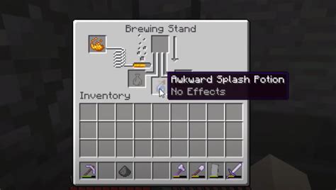 How To Make Awkward Splash Potion: Minecraft Recipe