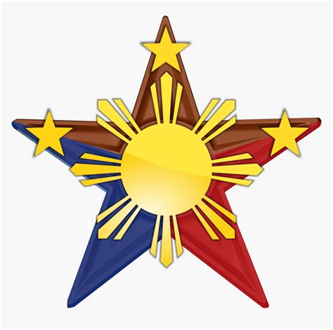 Philippines Star Clipart - Philippines Logo Png, Transparent Png - kindpng