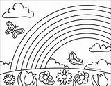How To Draw A Rainbow Easy Step By Art Lesson For Kids  sketch template